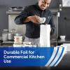 imageReynolds Foodservice PreCut Aluminum Foil Sheets Great for Concessions Catering Cafeterias and Restaurants Easily Moldable Around Food 12 x 1075 Inches 500 Ct500 Sq Ft Pack of 1