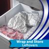 imageReynolds Foodservice PreCut Aluminum Foil Sheets Great for Concessions Catering Cafeterias and Restaurants Easily Moldable Around Food 12 x 1075 Inches 500 Ct1000 Sq Ft Pack of 1