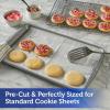 imageReynolds Kitchens Cookie Baking Sheets PreCut Baking Parchment Paper Sheets for Cookies OvenSafe up to 425 Degrees Reusable Up to 3X NoMess Cleanup 12 in x 16 in 22 Count