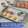 imageReynolds Kitchens Cookie Baking Sheets PreCut Parchment Paper25 Count Pack of 4 100 Total SheetsBaking Sheets