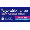 imageReynolds Kitchens Slow Cooker Liners Small 13 quart 5 Count5 Count Pack of 2