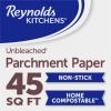 imageReynolds Kitchens Stay Flat Parchment Paper Roll Non Curling Baking Parchment Paper for Baking and Cooking Oven Safe up to 425 Degrees 36 Feet x 15 Inches 45 Total Sq FtUnbleached Roll  45 Sq Ft