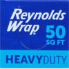 imageReynolds Wrap Heavy Duty Aluminum Foil Roll Thick Heavy Duty Foil for Added Strength and Durability Secure Easy Open and Close Tab 12 Inches Wide 50 Sq FtSilver