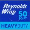 imageReynolds Wrap Heavy Duty Aluminum Foil Roll Thick Heavy Duty Foil for Added Strength and Durability Secure Easy Open and Close Tab 12 Inches Wide 50 Sq FtSilver