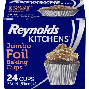 imageReynolds Foil Cupcake Liners 32 Count Pack of 24 768 Total24 Count Pack of 12