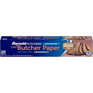 imageReynolds Kitchens Butcher Paper for Smoking Meat with Slide Cutter Pink 75 Square Feet225 Sq Ft