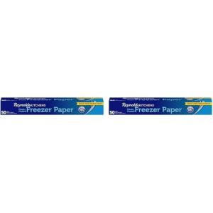 imageReynolds Kitchens PlasticCoated Freezer Paper 50 Square Foot Roll1 Count Pack of 2