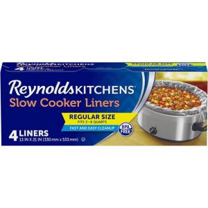 imageReynolds Kitchens Slow Cooker Liners Small 13 quart 5 CountRegular