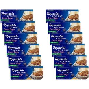 imageReynolds Kitchens Turkey Size Oven Bags Holds Up to 24 Pounds 2 CountLarge Up tp 8 Pound