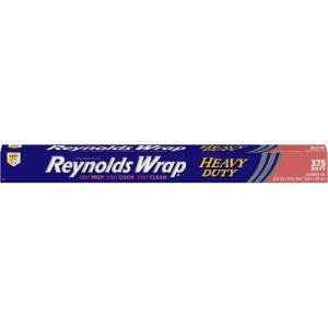 imageReynolds Wrap Heavy Duty Aluminum Foil Heavy Duty Foil Aluminum Roll Thick Foil for Added Strength With Easy Open and Close Secure Tab Extra Wide 375 Sq Ft375 Sq Ft