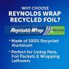imageReynolds Wrap Recycled Aluminum Foil Recycled Foil Roll Made From 100 Recycled Materials With Secure Easy Open and Close Tab 200 Sq Ft75 Sq Ft
