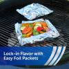 imageReynolds Wrap Non Stick Heavy Duty Foil for Grilling 18 Inch Heavy Duty Grill Foil Freezer Safe and Grill Safe Features Secure Easy Open and Close Tab Extra Wide 375 Total Sq Ft25 feet by 18 inches or 375 square feet